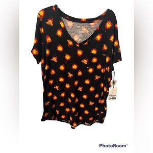 NWT Torrid Ghibli Studios Howls Moving Castle Shirt SZ 2